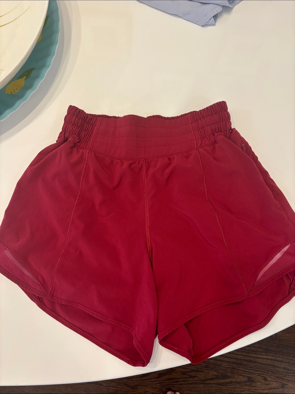 lululemon athletica Women's Red Athletic Shorts